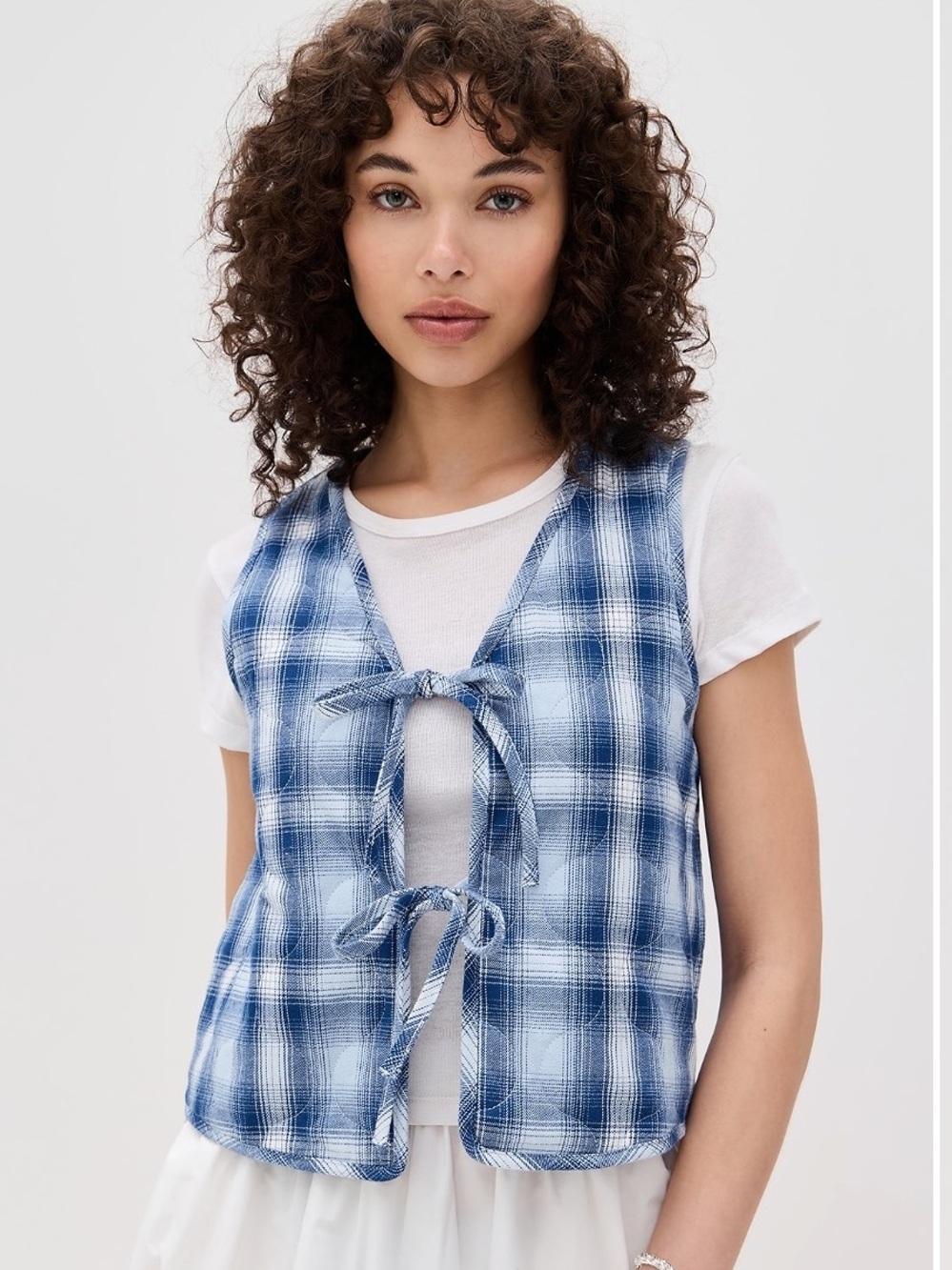 NWT • ALIGNE Mario tie front waistcoat - small